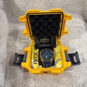 INVICTA SEA SPIDER 43176 Men's Quartz Watch - 53mm Mother Of Pearl Seascape Gold